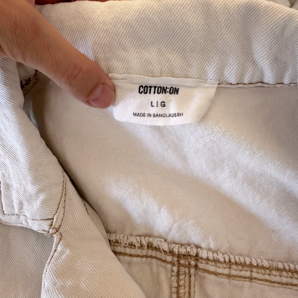 Cotton On denim button front sleeveless dress - Picture 4 of 4